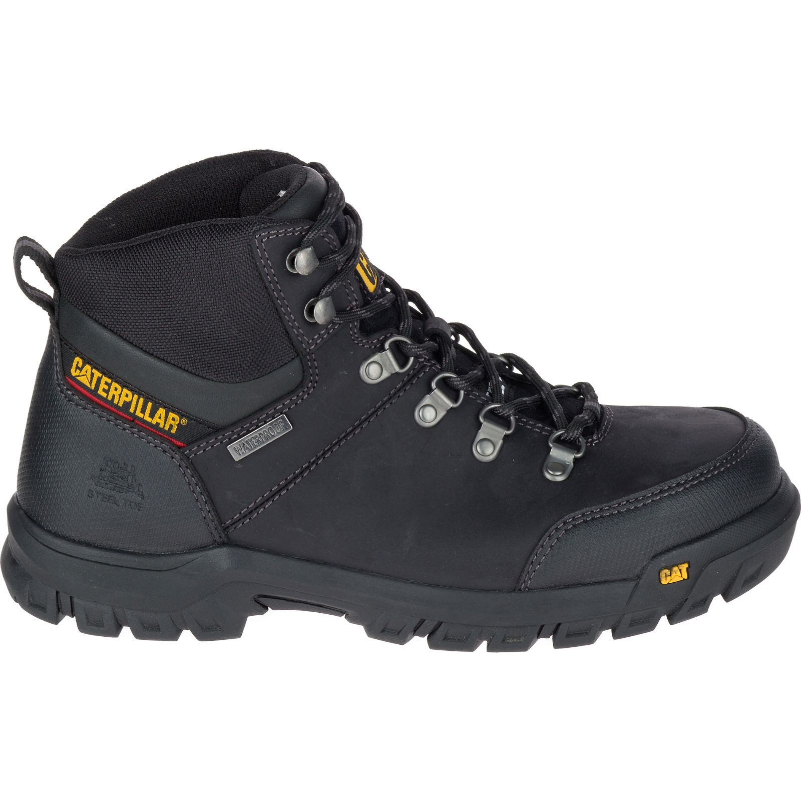 Caterpillar Boots South Africa - Cat Men's Framework S3 Wr Hro Sra Steel Toe Work Boots Black VJ1408653